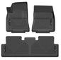 Husky Liner 95211 Front and Second Row Floor Liners for 2023 Tesla Model Y in Black