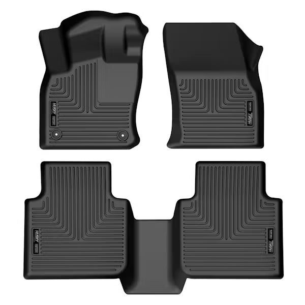 Husky Liner 95231 Front and Second Row Floor Liner for 2023 Volkswagen Tiguan - Black