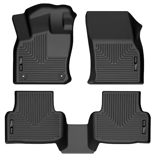 Husky Liners 95251 Black Front and Second Row Floor Liners for 2022 Toyota Taos