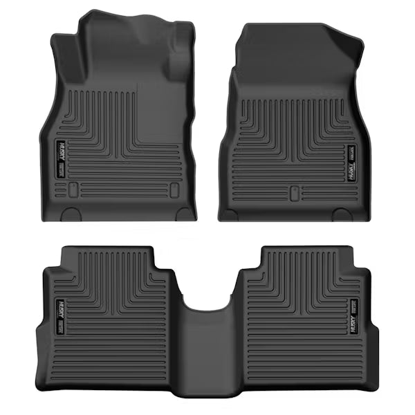 Husky Liner 95271 1823 Kicks Front and Second Row Floor Liners in Black