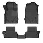 Husky Liner Weatherbeater Series Front & Rear Floor Liners for 2023 Ford Bronco 2-Door, Black, Part 95311