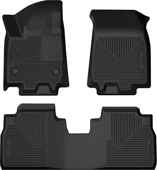 Husky Liners 95351 WeatherBeater Front & Second Row Floor Liners for 2024 Equinox, Black