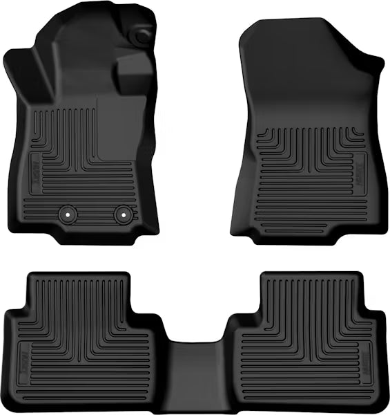 Husky Liner 95381 25 C Forester WB Front & Second Row Seat Floor Liners in Black