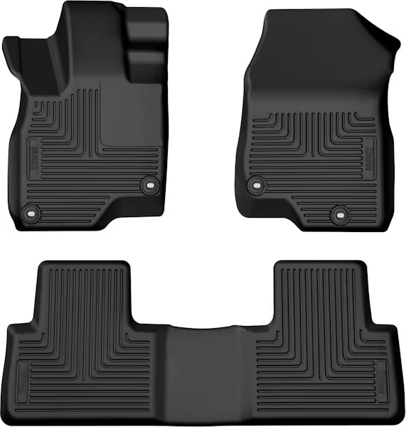 Husky Liner 95391 WeatherBeater Floor Liners for 2019 Acura RDX, Front and Second Row, Black
