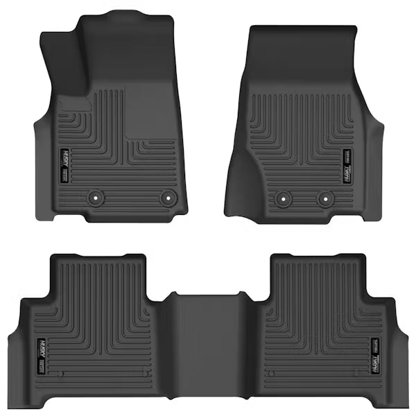 Husky Liner 95411 Front and Second Row Floor Liners for Jeep Grand Cherokee (Black)