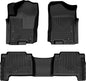 Husky Liner 95461 Weatherbeater Front and Second Row Floor Liner for Nissan Armada, Black
