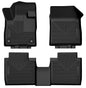 Husky Liner 95571 Front and Second Row Floor Liner Set for Lincoln Nautilus, Black