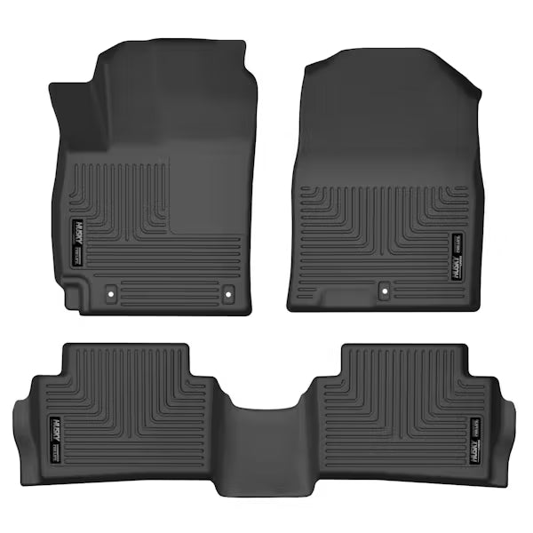 Husky Liners 95581 Kona Front & Second Seat Floor Liners in Black