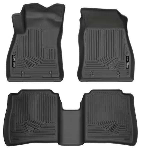 Husky Liner 95631 WeatherBeater Series Front and Second Seat Floor Liners for Nissan Sentra 2014