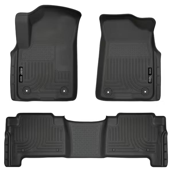 Husky Liners 95671 Front & Second Seat Floor Liners for 1923 Armada & Infiniti QX80, Black