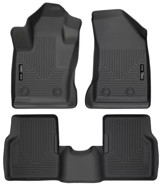 Husky Liners 95681 Weatherbeater Series Front & Second Seat Floor Liners for 1723 Compass