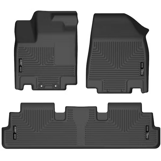 Husky Liner 95701 Front/2nd Seat Floor Liners for Infiniti QX60 & Pathfinder, Black