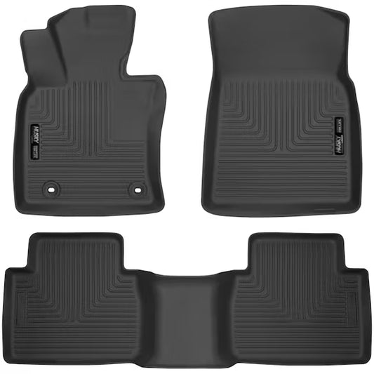 Husky Liner 95731 Weatherbeater Series Front & Second Seat Floor Liners for Toyota Camry 2018-2023