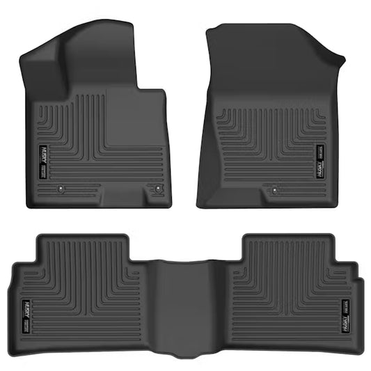Husky Liner 95781 Front and Second Row Floor Liners for 2022-2023 Tucson Limited - Black