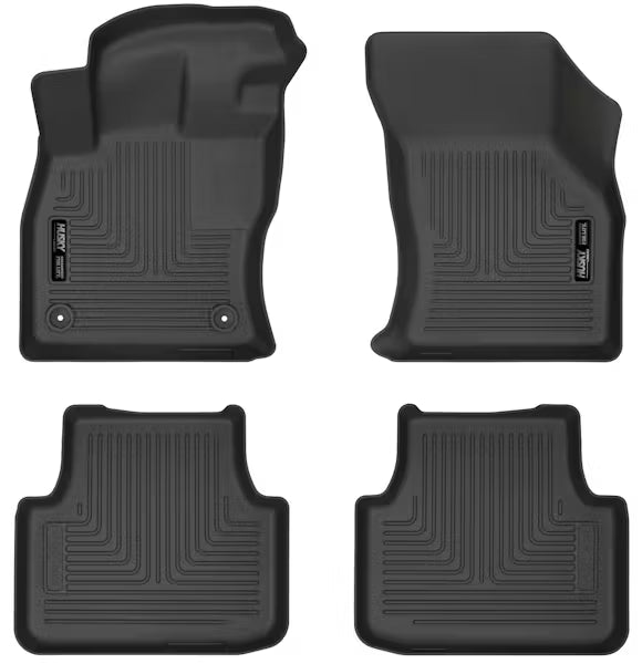 Husky Liner 95831 Weatherbeater Series Front & Rear Floor Liners for 2019 Volkswagen Jetta - Black