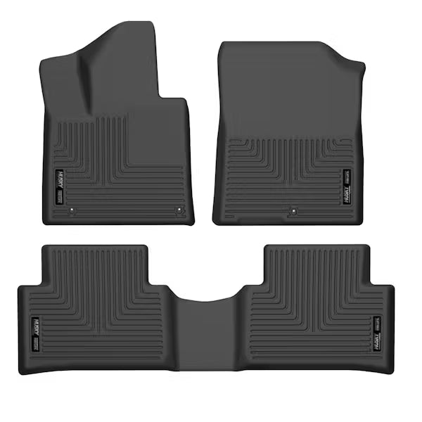 Husky Liner 95841 Front & Second Seat Floor Liners for Kia Sorento – Black