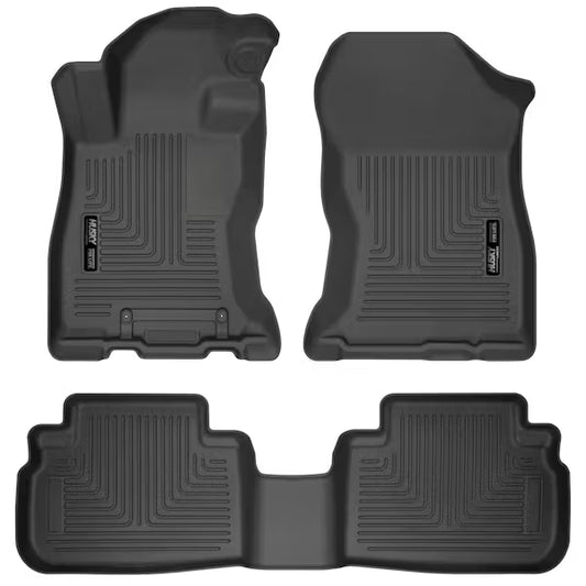 Husky Liner 95891 Black Front and Second Seat Floor Liners for 1923 Subaru Forester