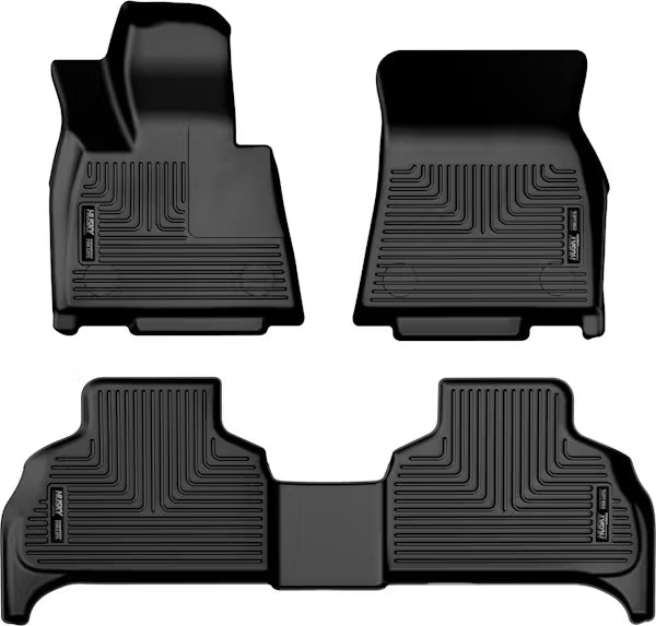 Husky Liner 95921 WeatherBeater Floor Liners for 1923 BMW X5 – Front and Second Seat 3-Piece Set in Black