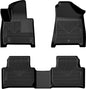 Husky Liners 95961 Santa Fe Wb Front & Second Row Floor Liner Set in Black