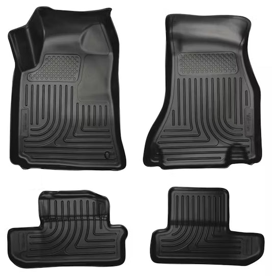 Husky Liner 98021 Challenger Front & Second Seat Weatherbeaters Floor Liners in Black
