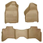 Husky Liner 98033 WeatherBeater Front & Rear Floor Liners for Ram 1500, 2500, 3500 Quad Cab - Tan