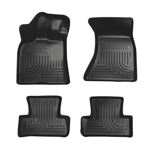 Husky Liner 98061 Front Floor Liners for Chrysler 300 (RWD Only) - Black