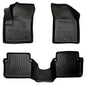 Husky Liner 98091 Weatherbeater Front & Rear Seat Floor Liners for Chrysler 200 and Avenger, Black