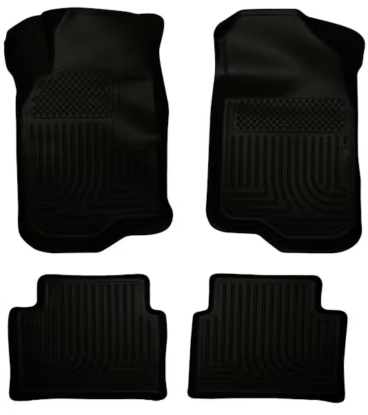 Husky Liner 98101 0510 Cobalt Front and Second Seat Floor Liners in Black