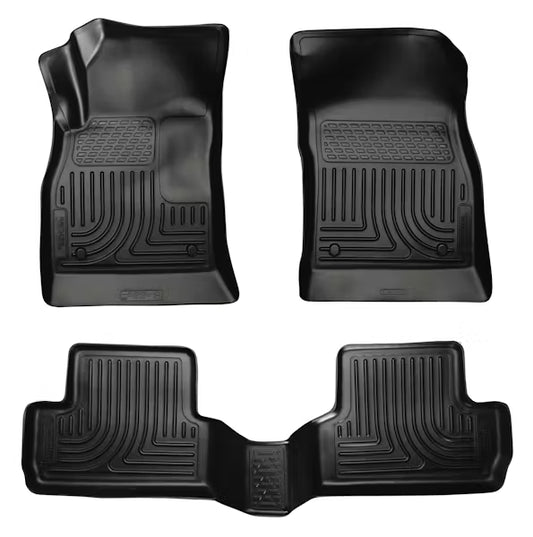 Husky Liner 98171 Custom Molded Front & Second Seat Floor Liners for Verano in Black