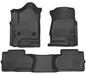 Husky Liner WeatherBeater Double Cab Front and Second Row Seat Liners for 2014-2018 Silverado/Sierra 1500, 2500, 3500 - Part 98241