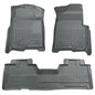 Husky Liner 98342 WeatherBeater Front and Second Row Floor Liners for Ford F-150 SuperCab, Grey