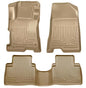 Husky Liner 98403 Tan Front and Second Seat Floor Liners for Honda Accord 4-Door