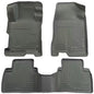 Husky Liner 98412 Front and Second Seat Floor Liners for 2006-2011 Honda Civic 4-Door, Grey