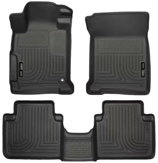 Husky Liner 98481 WeatherBeater Front & Second Seat Floor Liners for Honda Accord 2013