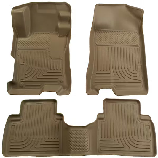 Husky Liner 98523 Prius Front and Second Seat Liner in Tan