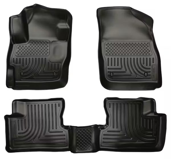 Husky Liner 98631 Mazda3 Custom Molded Weatherbeater Front & Rear Seat Floor Liners in Black