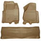Husky Liner 98713 Front and Second Seat Floor Liners for Ford F250/F350/F450 Super Duty Crew Cab (Tan)