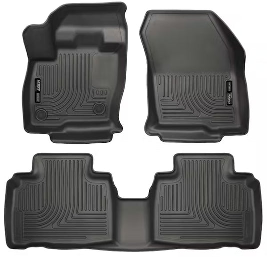 Husky Liner 98781 WeatherBeater Black Front & Rear Seat Floor Liners for 2015 Chevrolet Silverado