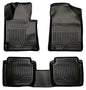 Husky Liner 98891 Custom Front and Second Row Floor Liners for Hyundai Elantra (Black)