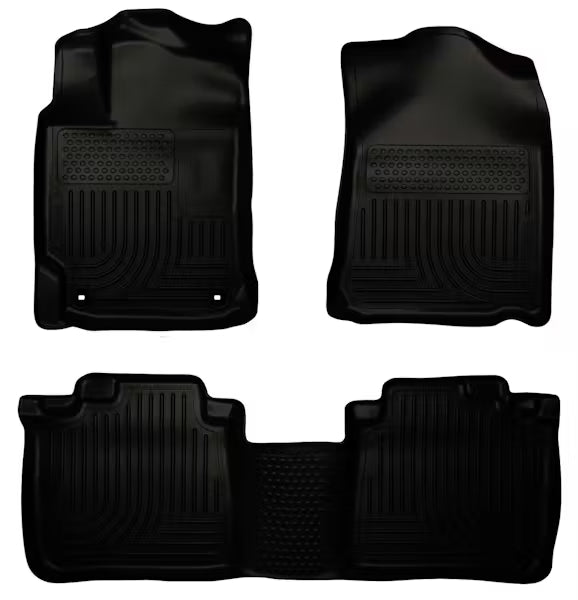 Husky Liner 98901 Custom Molded Front & Rear Seat Floor Liners for Toyota Camry 2017 – Black