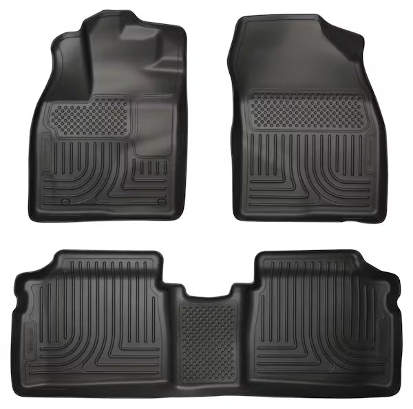 Husky Liner 98931 Floor Liner for 2012-2015 Prius Plug-In Hybrid, Second Row, Black