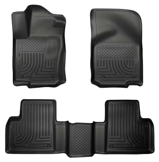 Husky Liner 98981 WeatherBeater Front & Second Seat Floor Liners for Mercedes ML350, Black