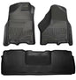 Husky Liner 99041 WeatherBeater Front and Second Row Floor Liners for Ram 2500/3500 Mega Cab