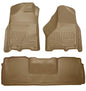 Husky Liner 99043 Weatherbeater Front and Second Seat Floor Liners for Ram 2500/3500 Mega Cab, Tan