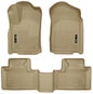 Husky Liner 99053 WeatherBeater Front & Second Seat Floor Liners for Dodge Durango and Jeep Grand Cherokee, Tan
