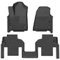 Husky Liner 99061 2022-2023 Wagoneer Front and Second Row Seat Floor Liners in Black