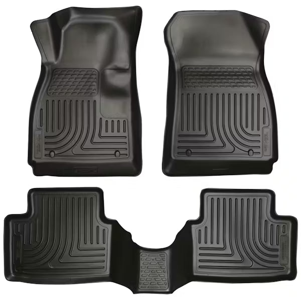 Husky Liner 99101 Weatherbeater Black Front & Second Row Seat Liners for Chevrolet Impala
