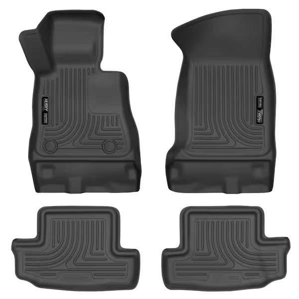 Husky Liners Weatherbeater Series Front & Rear Floor Liners for 2016 Chevrolet Camaro, Black (Part #99121)