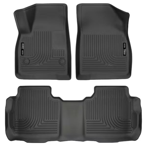 Husky Liners 99141 Floor Liners for 2017-2023 Cadillac Acadia and Cadillac XT5 - 2nd Row Bucket and 60/40 Split Bench Styling