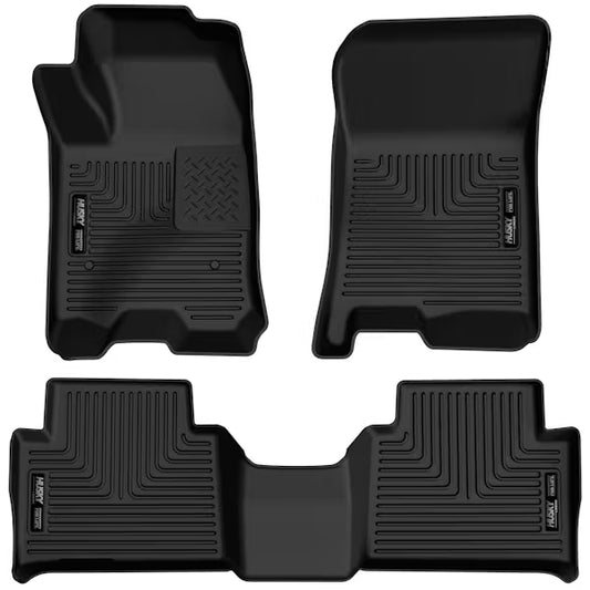 Husky Liner 99221 Weatherbeater Front & Second Seat Floor Liners for Canyon and Colorado in Black